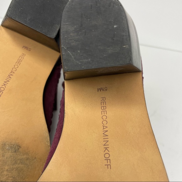 Rebecca Minkoff | Lulu | Suede Western Ankle Boots - Picture 9 of 10